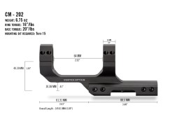 VORTEX CANTILEVER 30MM MOUNT — 2-Inch Offset