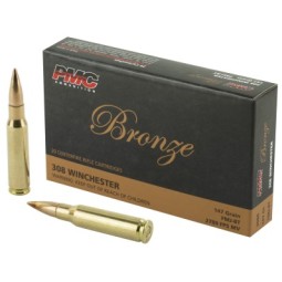 PMC, Bronze, 308 Winchester, 147 Grain, Full Metal Jacket, 20 Round Box
