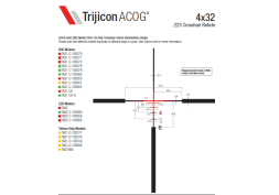 Trijicon ACOG® 4x32 BAC Riflescope - .223 / 5.56 BDC