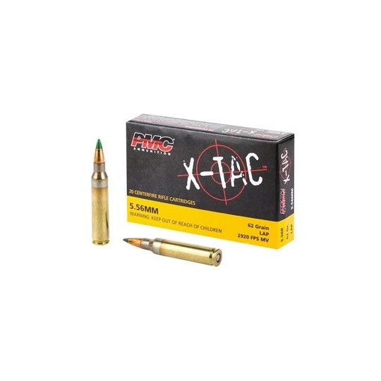 PMC XTAC 556 62gr  Green Tip