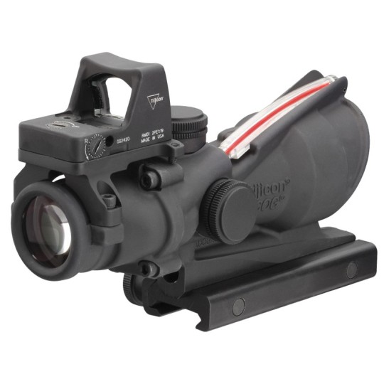 Trijicon, ACOG Scope, Dual Illuminated Red Chevron .223 Reticle