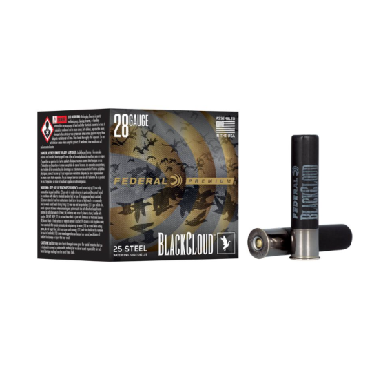 Federal Black Cloud FS Steel, 28 Gauge, 4 Shot, 3 in, 3/4 oz, 1400 fps